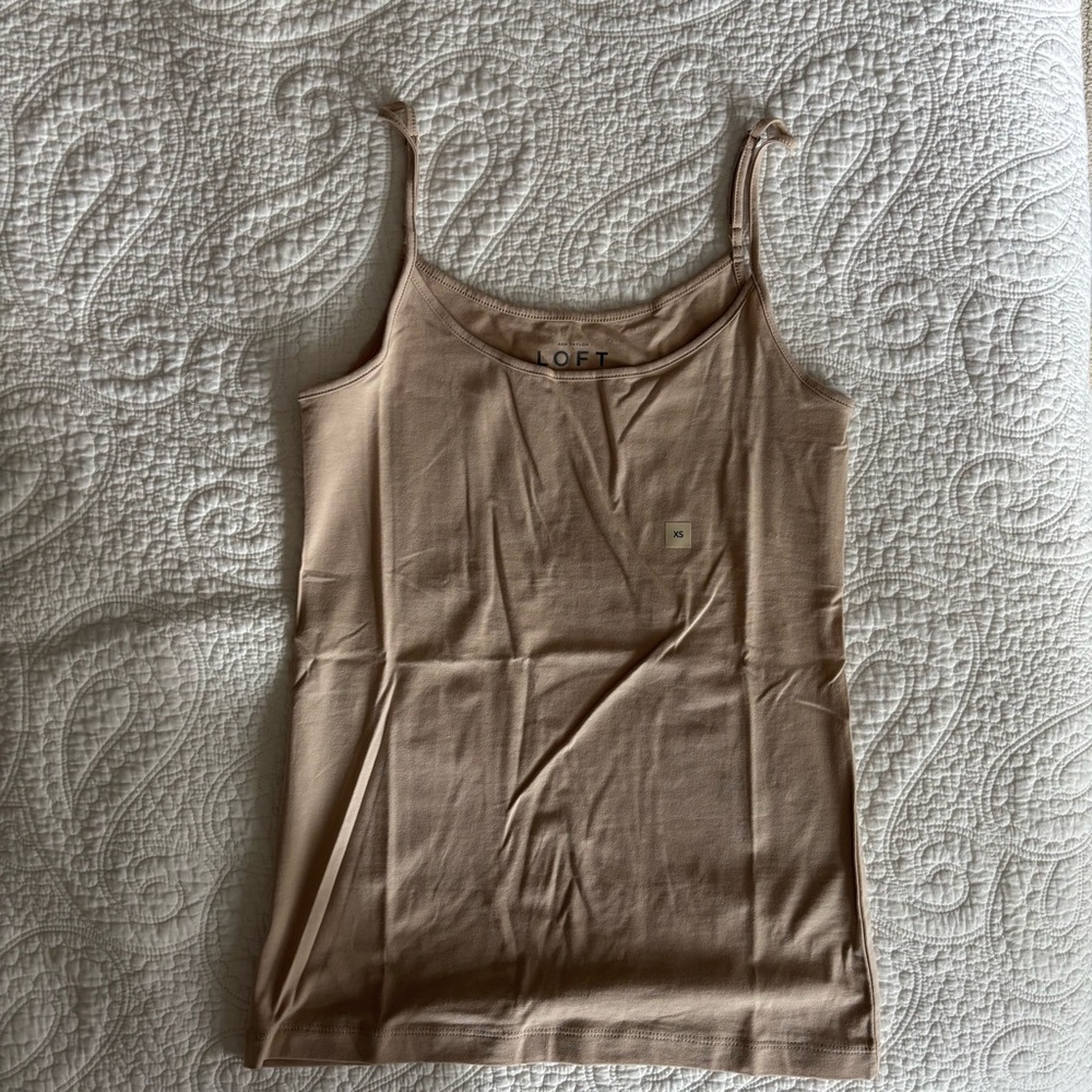 LOFT Women's Beige Camisole Top